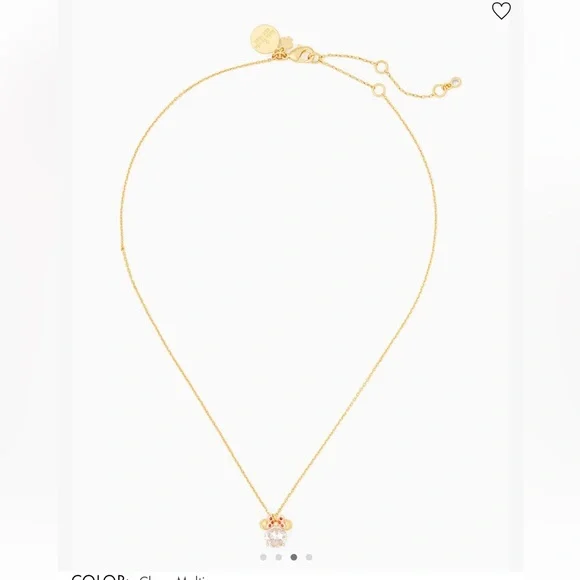 Disney X Kate Spade New York Minnie Pendant Necklace - Picture 2 of 6